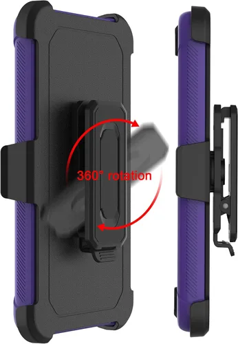 Miniatura 8 de Funda para Galaxy A32 5G con protector de pantalla de TPU suave, [serie de fundas], funda protectora de cuerpo completo resistente con clip