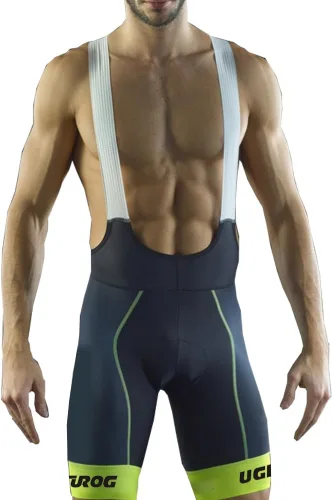 Miniatura 38 de UGLY FROG Designs - Pantalones cortos de ciclismo con pantalones cortos con peto, pantalones cortos de ciclismo Pro/BIP, acolchado 3D Coolmax