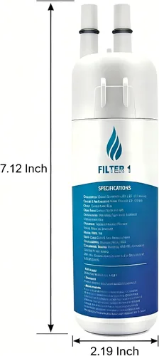 Miniatura 5 de EDR1RXD1 Reemplazo para Whirlpool® EDR1RXD1, W10295370A, Everydrop®, WHR1RXD1, P8RFWB2L, P8WB2L, P4RFWB, 46-9930, 46-9081 (paquete de 1)