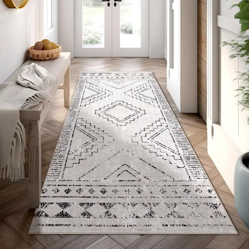 Miniatura 23 de ILANGO Alfombras de Área de Yute para Exteriores, Alfombras Tejidas Lavables para Patio 5'x7', Alfombras Naturales de Estilo Rústico para Áreas
