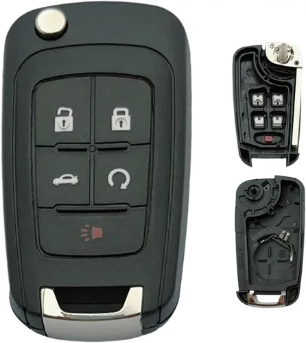 Miniatura 8 de Funda de reemplazo para llave de control remoto PUIANYIQ para 2010-2017 Chevy Equinox/Chevrolet Sonic/GMC Terrain (OHT01060512) Control remoto