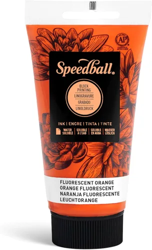 Miniatura 43 de Speedball Tinta de impresión en bloque soluble en agua 3815 – Color intenso con acabado satinado AP no tóxico 8 onzas líquidas, peltre