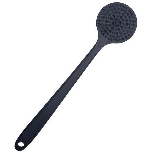 Miniatura 8 de DNC Exfoliador de Espalda para Ducha Cepillo Corporal de Silicona Suave para Baño con Mango Largo (Negro)