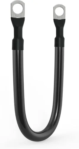 Miniatura 8 de Cable de batería 4 AWG calibre 4AWG de cobre puro con terminales de 3/8 pulgadas en ambos extremos, juego de cables para inversor de energía