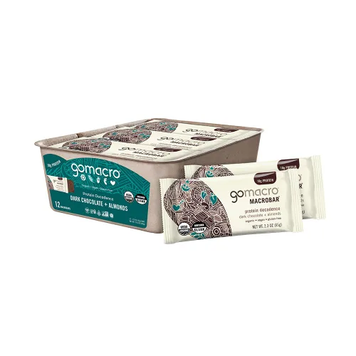 Miniatura 22 de Barritas de proteína GoMacro veganas y orgánicas