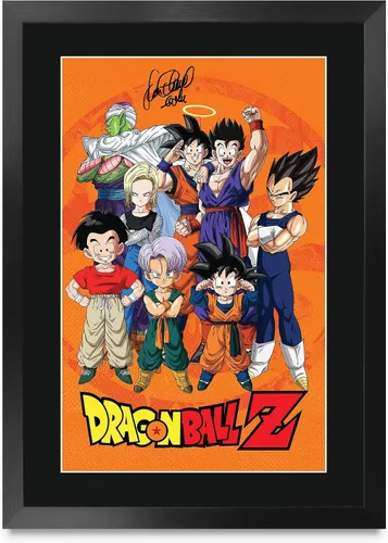 Miniatura 9 de HWC Trading Dragonball Z Sean Schemmel 16 x 12 pulgadas, regalos enmarcados impresos con autógrafo firmado para fanáticos de la televisión, 16 x 12