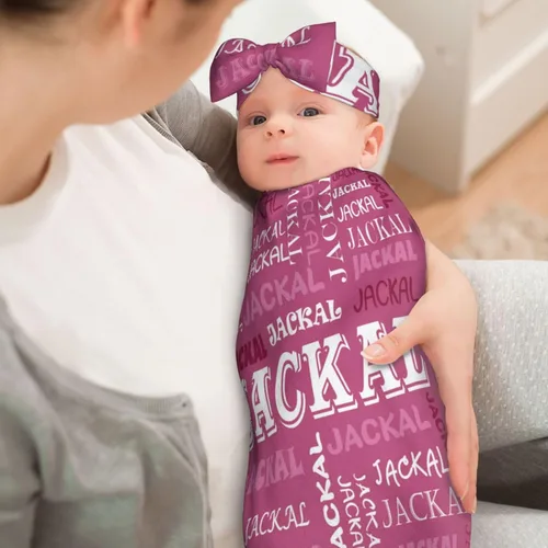 Miniatura 6 de Juego de canastillas personalizadas para niños y niñas, suave manta personalizada para bebé de 0 a 3 meses para recién nacido Color-01