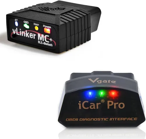 Vgate Herramienta de escaneo vLinker MC+ Bluetooth 4.0 OBD2 (para Android, iOS, Windows) y herramienta de diagnóstico Vgate iCar Pro Bluetooth 4.0