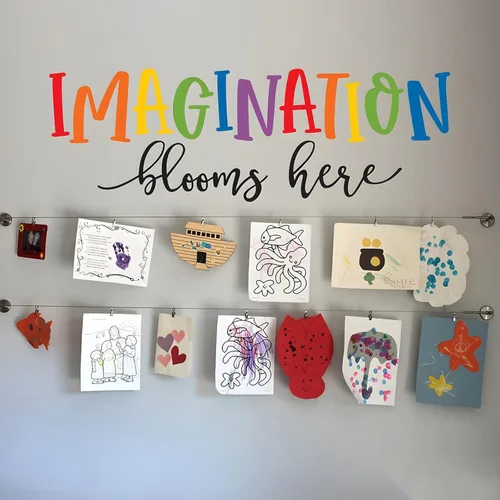 Miniatura 6 de Finduat 20 pares de 40 impresiones de zapatos verdes para niños, calcomanías de huellas, escaleras de pared para guiar instrucciones