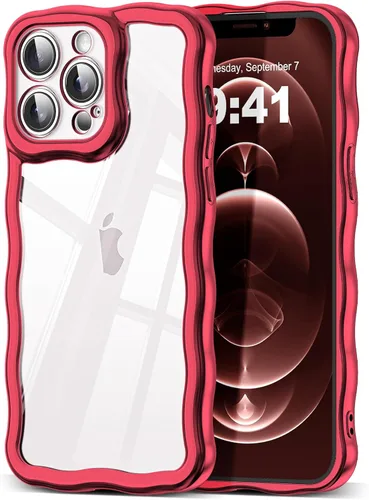 Miniatura 96 de SKYLMW Compatible con iPhone 6s Plus/6 Plus Case de 5.5", Linda Kawaii Marco Ondulado Rizado Forma de Marco Funda de Silicona Suave Resistente a