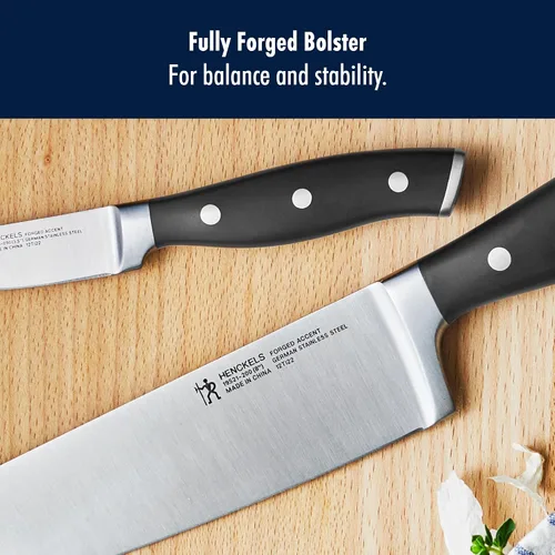 Miniatura 7 de Henckels - Cuchillo de chef forjado Accent de 8 pulgadas, color negro