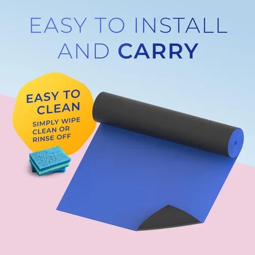 Miniatura 3 de Protector de goma de neopreno duradero para corredores Tapete de alto rendimiento para suelos del hogar y la oficina 0.069 pulgadas de grosor