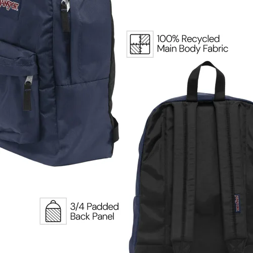 Miniatura 3 de JanSport SuperBreak One Mochilas, bolsa duradera y ligera con 1 compartimento principal, bolsillo frontal con organizador integrado, de primera