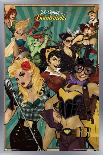 Miniatura 8 de Trends International DC Comics Bombshells - Póster de pared (22.375 x 34 pulgadas)