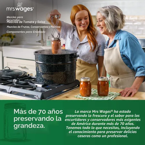 Miniatura 6 de Mrs. Wages Cal para Encurtidos, Fácil de Hacer, Pepinillos Crujientes y Sabrosos, Creaciones Sabrosas, Bolsa Resellable de Larga Duración, Variedad