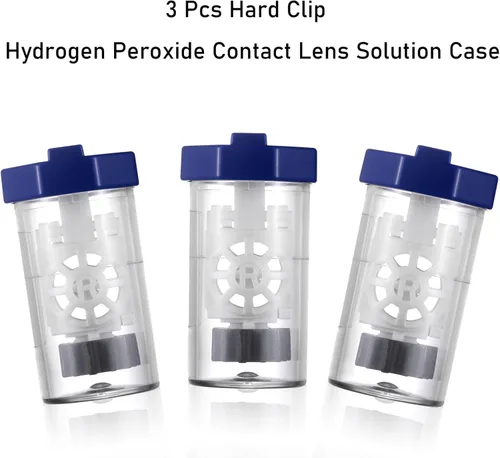Miniatura 3 de MUQING Estuche limpiador de lentes de contacto con peróxido de hidrógeno, lavadora de lentes de contacto ocular, funda protectora universal