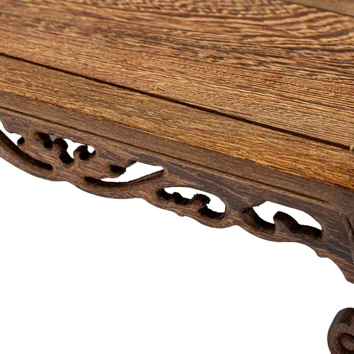 Miniatura 2 de Hermoso soporte para florero oriental de palisandro hecho a mano, 1 soporte