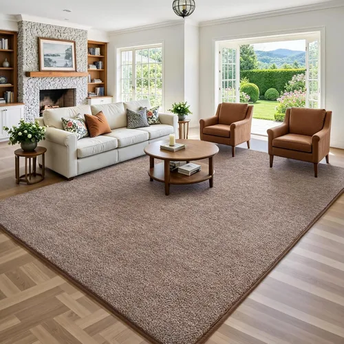 Miniatura 9 de Keeko Alfombras de área de 4 x 6 pies para sala de estar, alfombra suave y moderna de espuma viscoelástica para dormitorio, alfombra