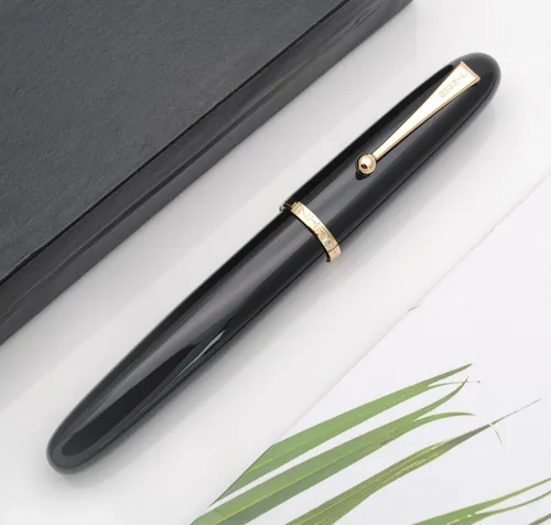 Miniatura 5 de JINHAO 9019 - Pluma estilográfica Dadao Series con convertidor de tinta de alta capacidad (negro, punta extrafina 0.015 in)