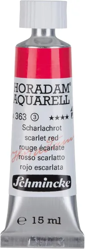 Miniatura 266 de Schmincke - HORADAM® AQUARELL - acuarelas de los mejores artistas, carmín permanente - 0.5 fl oz 353 carmín permanente