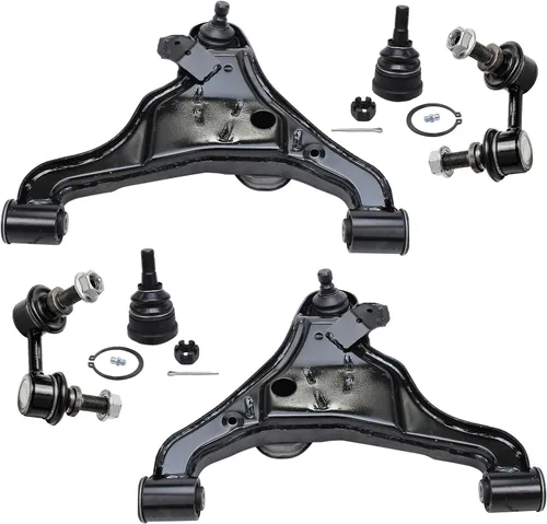 Miniatura 287 de Detroit Axle - Kit de extremo delantero para Chrysler 300 Dodge Charge Challenger 2011-2023, 2 brazos de control inferiores traseros 2 rótulas