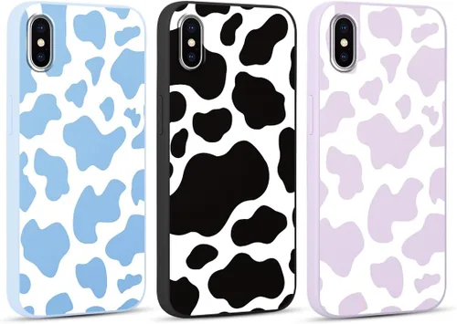 Miniatura 19 de Paquete de 3 Fundas Bonitas con Estampado de Guepardo para iPhone 13/14 de 6.1" Funda de Teléfono, Fundas de Diseño Estético de Leopardo Silicona