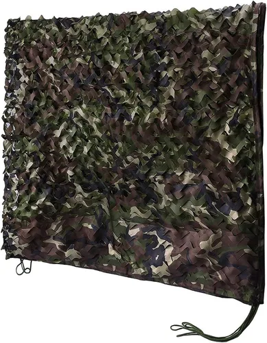 HYOUT Red de camuflaje en rollo a granel, malla de camuflaje para cepos de caza, ghillie, sombrillas, camping, decoración para fiestas militares us