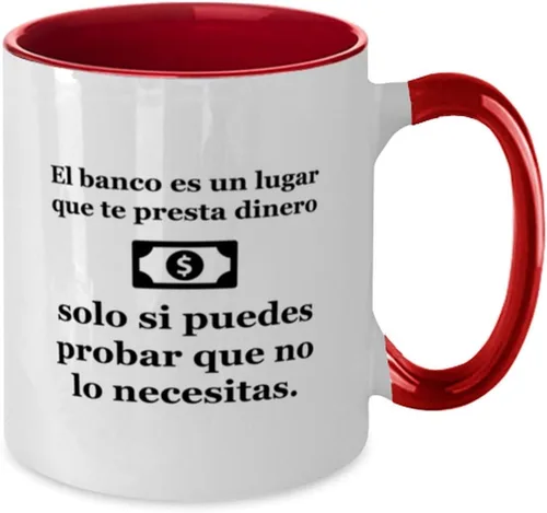 Miniatura 2 de El banco es un lugar que te presta dinero, solo si puedes probar que no lo ve.