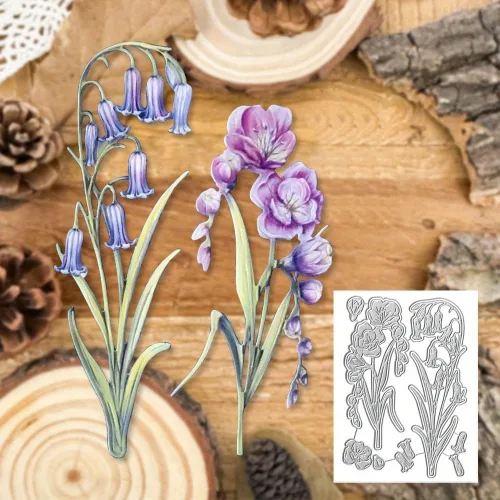 Miniatura 6 de Lapoo Marcos de Fondos 3D Troquel Metálico para Álbum de Recortes, Nuevos Troqueles DIY para Tarjetas de Álbum de Recortes Decoración de Papel