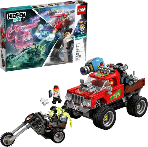 LEGO Hidden Side El Fuego's Stunt Truck 70421 Kit de construcción, juego fantasma para niños y niñas de 8 años en adelante, juego interactivo de