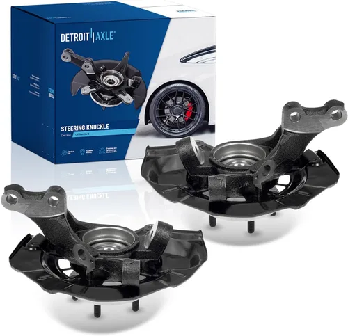 Miniatura 30 de Detroit Axle - Conjunto de manguetas de dirección delanteras de 2 piezas para Hyundai Accent 06-11, 2 manguetas de dirección y conjunto de buje