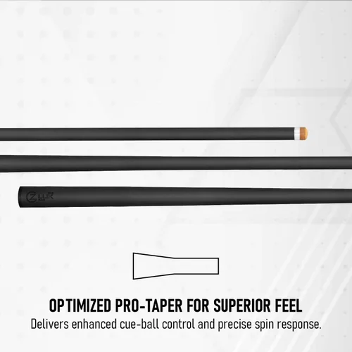 Miniatura 5 de Z LUK Taco de Billar de Fibra de Carbono de Eje Único - Uni, Rad 3/8-8, 3/8-10, 5/16-18 Junta con Punta de 12.5mm, Fácil de Controlar Tacos