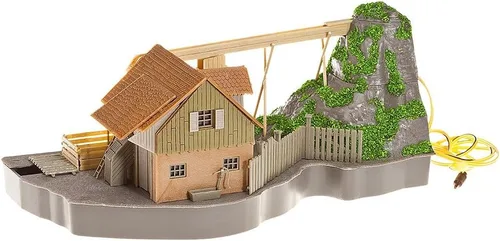 Miniatura 2 de Faller 130225 Molino con rueda hidráulica con bomba HO Scale Kit de construcción