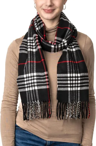 Miniatura 82 de Bufanda de invierno Achillea suave y cálida, de tartán, a cuadros, de cachemira, unisex