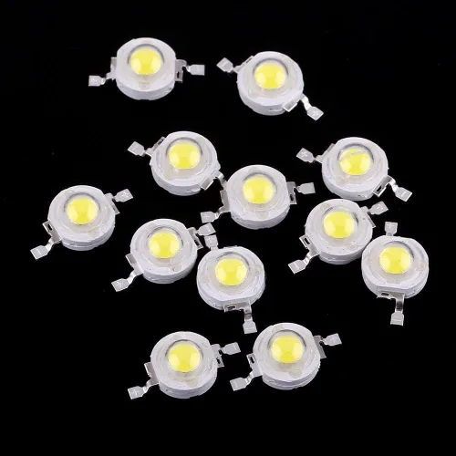 Miniatura 5 de Cuentas LED, 50 cuentas SMD de alta potencia con reflejos de 1 W, chips de diodo emisor de luz de imitación para accesorios de iluminación