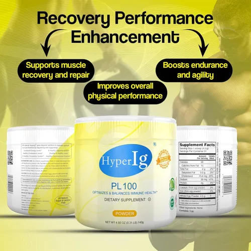 Miniatura 8 de Proteína de huevo en polvo PL-100, suplemento hiperinmune de huevo, 4.94 oz – Apoyo inmunológico, bienestar digestivo, energía y fuerza muscular