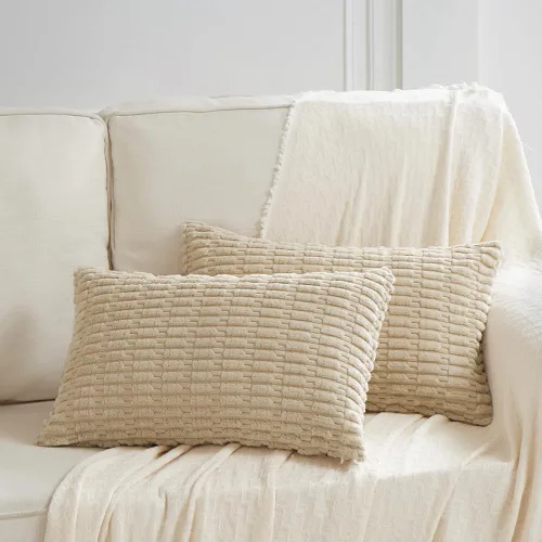 Miniatura 51 de Fancy Homi - Paquete de 2 fundas de almohada decorativas estilo bohemio de 16 x 16 pulgadas para sala de estar, sofá, cama, funda de cojín cuadrada