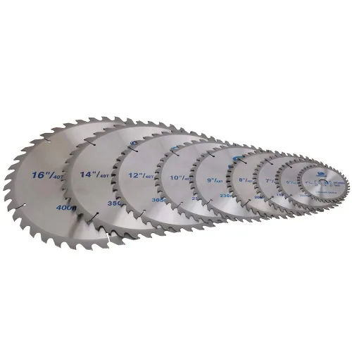 Miniatura 7 de Hoja de sierra circular con punta de carburo de 10 pulgadas y 40 dientes para cortar madera dura y blanda con eje de 1 pulgada