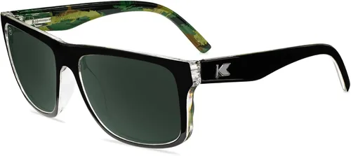 Miniatura 7 de Knockaround Torrey Pines - Gafas de sol polarizadas para hombres y mujeres, protección UV400 Gris claro / rojo atardecer