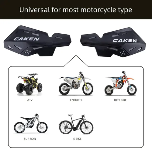 Miniatura 9 de Paramanos universales de 22 mm (7/8 pulgadas) y 28 mm (1 1/8 pulgadas) para manillar CNC para moto de cross, ATV, scooter para CRF KLX KX LTR TRX SX