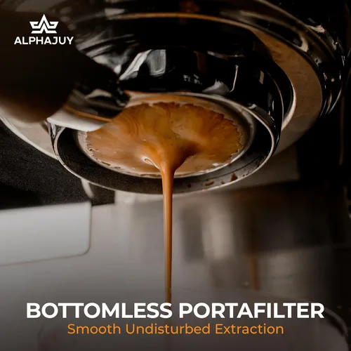 Miniatura 4 de Portafiltro sin fondo de 2.126 in compatible con Breville de 2.126 in con grabado único de la bandera de Estados Unidos, enriquece tu café espresso