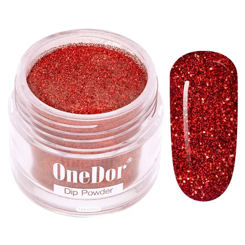 Miniatura 32 de OneDor - Polvo para uñas, polvo para inmersión de uñas, sistema de pigmentos de color acrílico, 1 onza