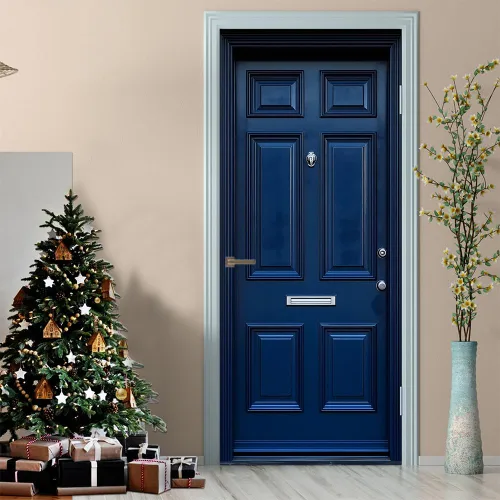 Miniatura 11 de Calcomanías 3D para puerta, murales para despegar y pegar, cocodrilo negro, calcomanías de pared, autoadhesivas, extraíbles, impermeables, de PVC