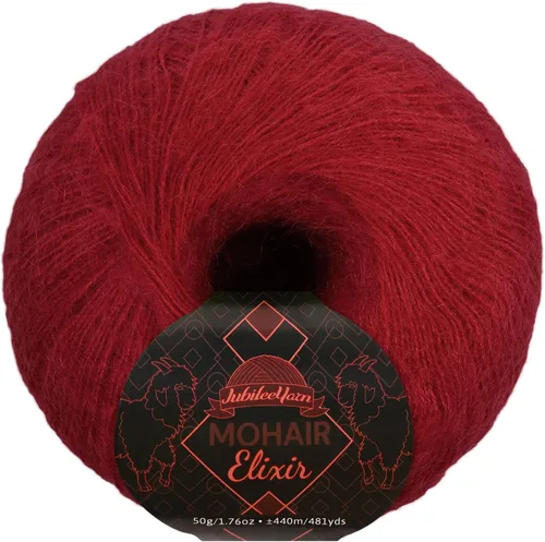 Miniatura 120 de JubileeYarn Mohair Elixir Yarn - 50g/Skein Baby Wool Blend - Cosmopolitan - 1 Skein
