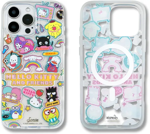 Miniatura 160 de Sonix x Sanrio - Funda para iPhone 15 Pro, compatible con MagSafe, probada en caídas de 10 pies, adivinador Kuromi