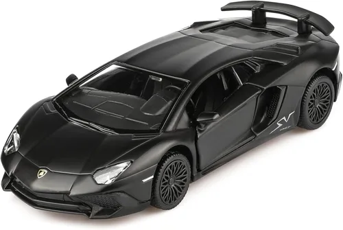 Miniatura 6 de TOKAXI - Modelos de coches fundidos a presión a escala 1/36 LP750-4 SV, coches de juguete con tracción hacia atrás, regalos de coches para niños