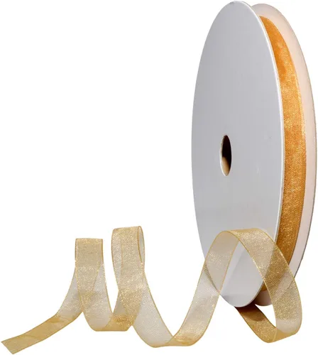 Miniatura 80 de Morex Ribbon 91803/100-609 Cinta de nailon Organdy, 5/8 pulgadas por 100 yardas, color rojo