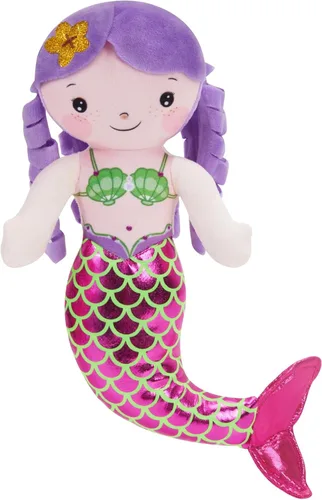 Miniatura 10 de Peluche de sirena azul, suave y linda muñeca de princesa de sirena, juguete de peluche, cumpleaños, día de San Valentín, decoración para niñas