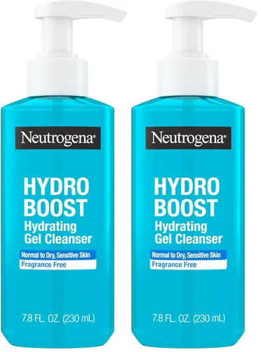 Miniatura 13 de Neutrogena Hydro Boost - Lavado facial, sin fragancia, limpiador facial hidratante con ácido hialurónico, lavado facial diario y removedor