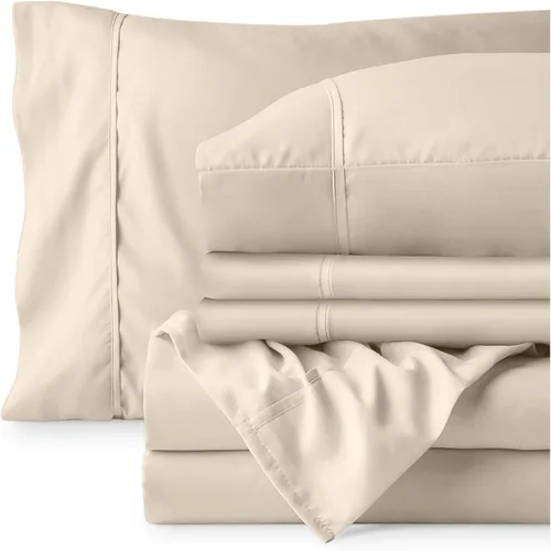 Miniatura 7 de Bare Home Hotel Luxury - Juego de sábanas King extrasuave – Juego de 6 piezas – Bolsillos profundos – Fácil ajuste – Fresco y transpirable – 08
